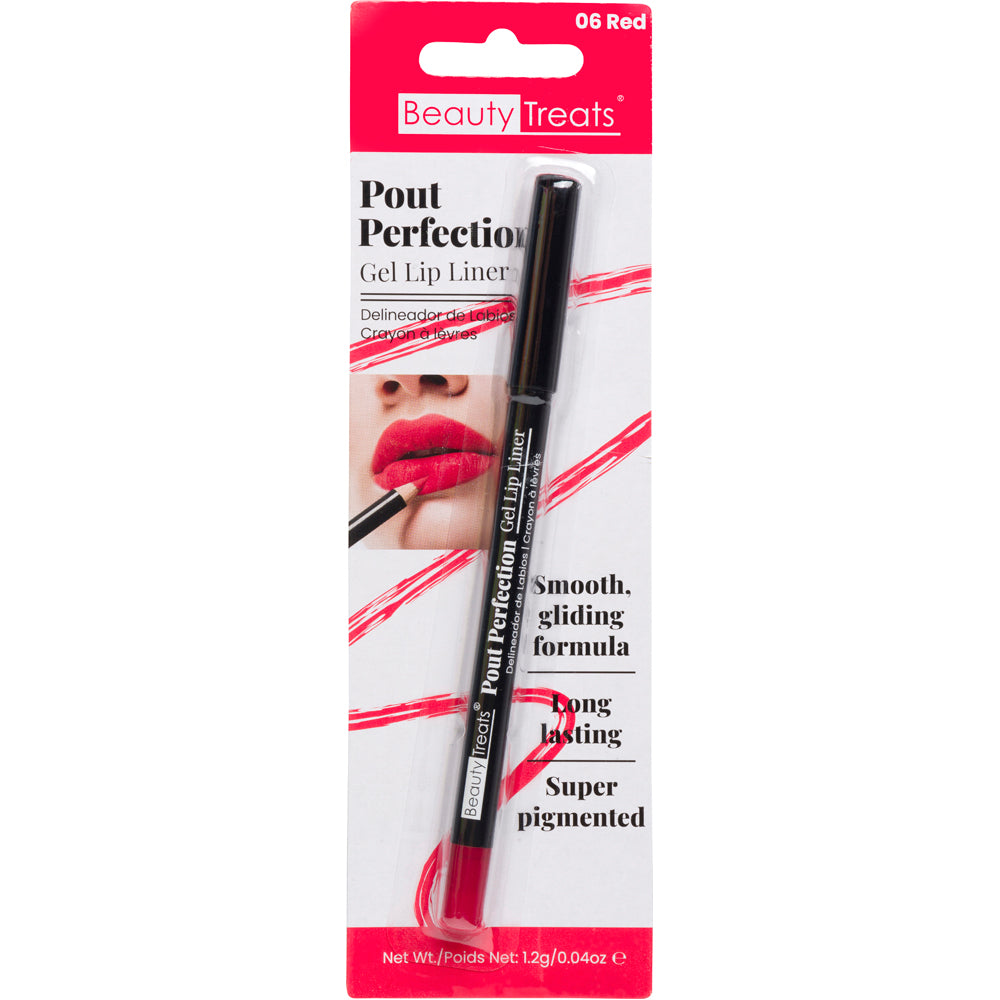 540-06 - POUT PERFECTION GEL LIP LINER (RED) – www.beauty-treats.com