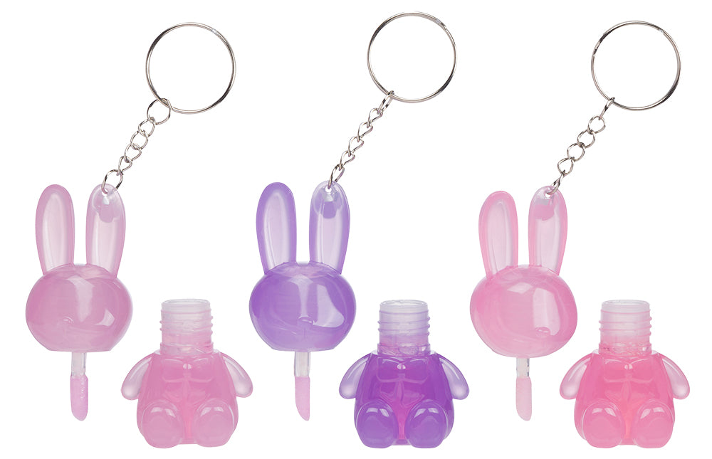 672 - BUNNY LIP OIL KEYCHAIN – www.beauty-treats.com