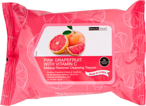 120-PG - PINK GRAPEFRUIT MAKEUP REMOVER CLEANSING TISSUES