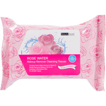 Load image into Gallery viewer, 120-RW - ROSE WATER MAKEUP REMOVER CLEANSING TISSUES