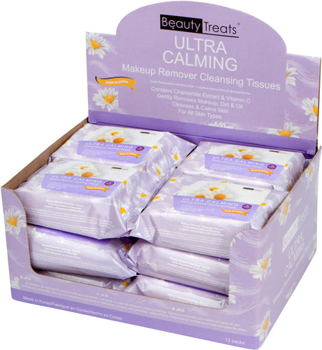120-UC - ULTRA CALMING MAKEUP REMOVER CLEANSING TISSUES