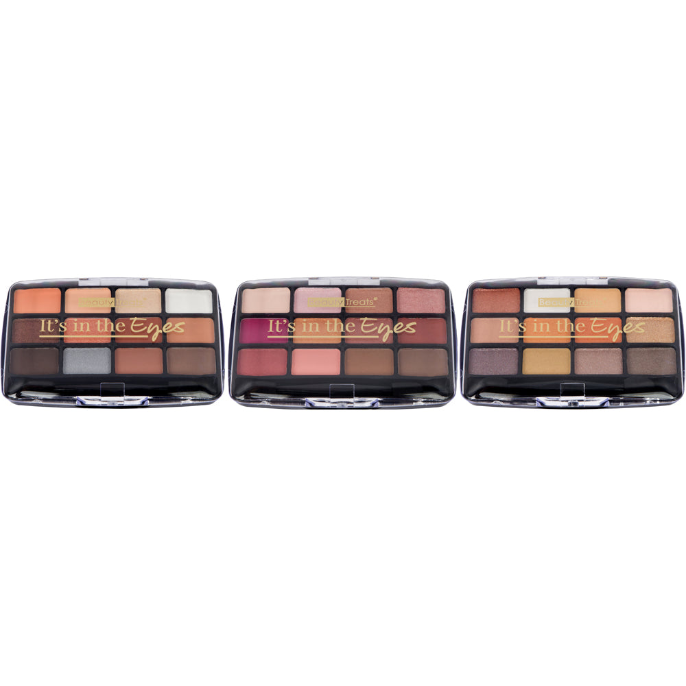 12 COLOR MATTE EYESHADOW DISPLAY – www.beauty-treats.com
