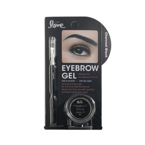 820-03 - 2ND LOVE EYEBROW GEL WITH BRUSH - CHARCOAL BLACK