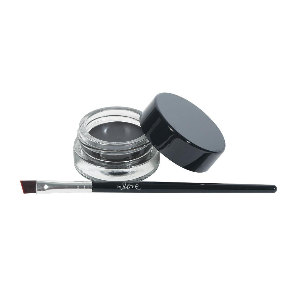 2ND LOVE EYEBROW GEL WITH BRUSH - CHARCOAL BLACK – www.beauty