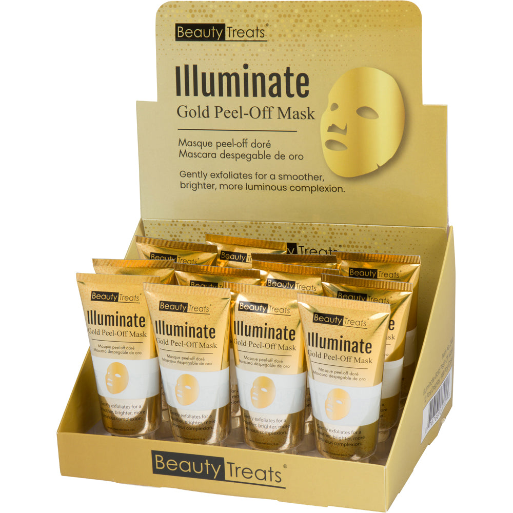 244 - ILLUMINATE GOLD PEEL-OFF MASK – www.beauty-treats.com