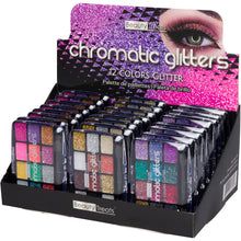 Load image into Gallery viewer, 413 - CHROMATIC GLITTERS 12 COLOR GLITTER PALETTE