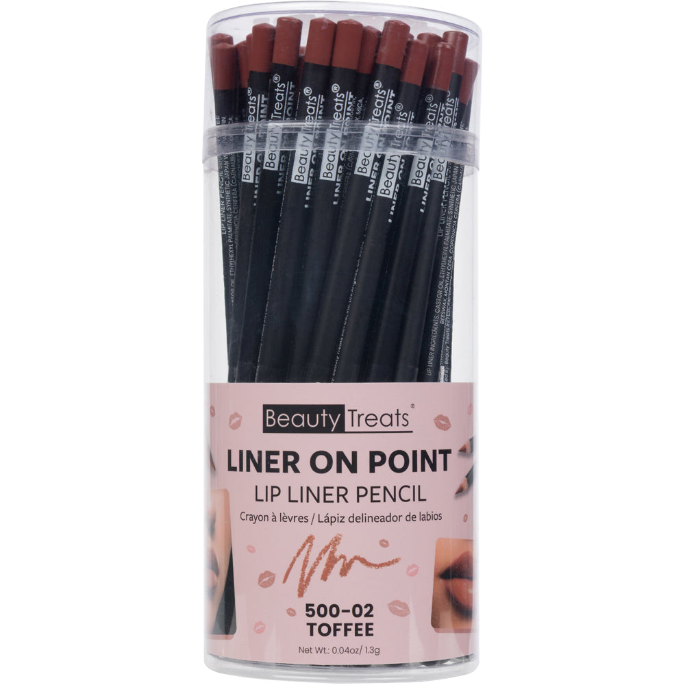 500-02 - LINER ON POINT LIP PENCIL (TOFFEE) – www.beauty-treats.com