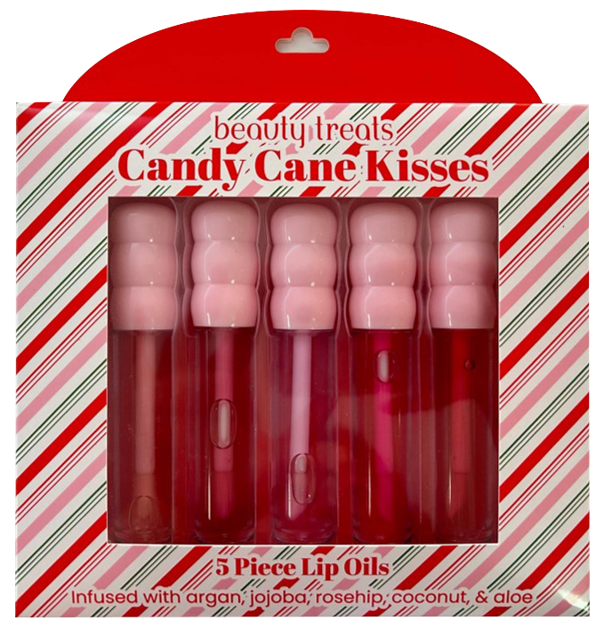 526-D1 - Candy Cane Kisses - Lip Oil Set