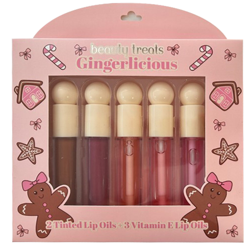 527-D6 - Gingerlicious - Lip Oil Set – www.beauty-treats.com