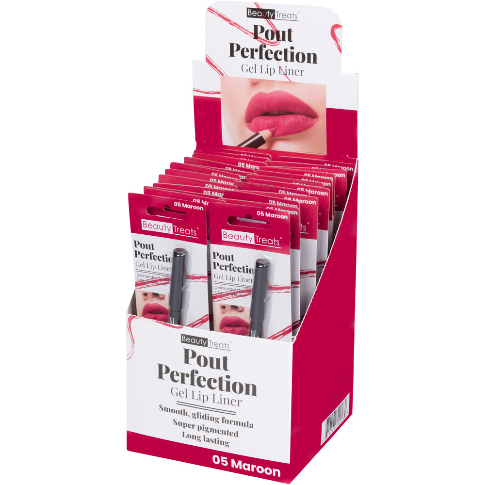 540-05 - POUT PERFECTION GEL LIP LINER (MAROON) – www.beauty