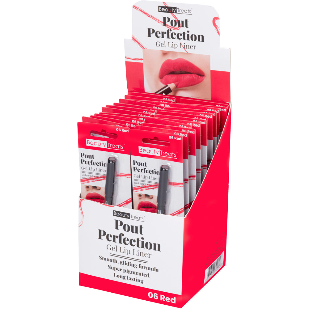 540-06 - POUT PERFECTION GEL LIP LINER (RED) – www.beauty-treats.com