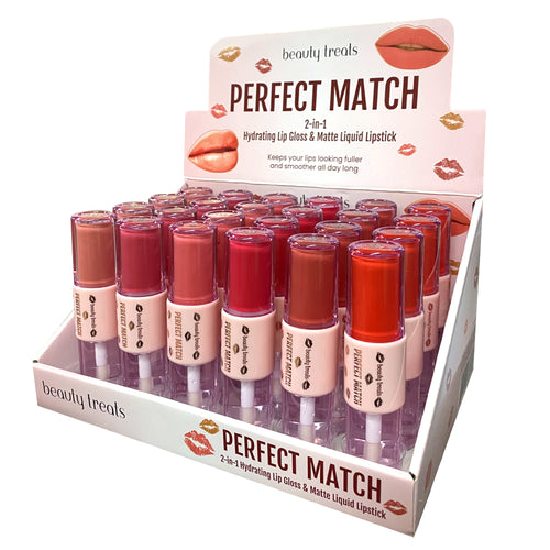 572 - PERFECT MATCH - HYDRATING LIP GLOSS & MATTE LIQUID LIPSTICK