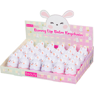 671 - BUNNY LIP BALM KEYCHAIN