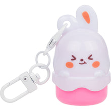 Load image into Gallery viewer, 671 - BUNNY LIP BALM KEYCHAIN