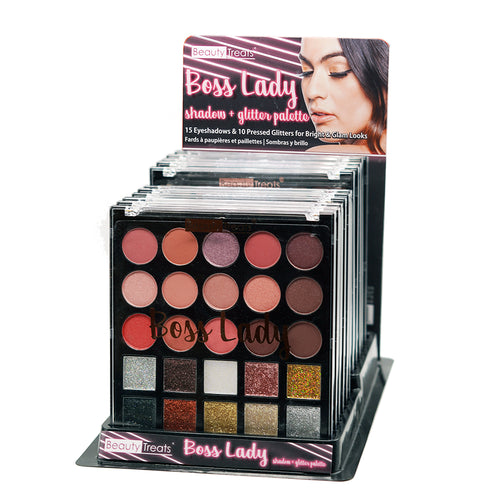 729-N - BOSS LADY SHADOW & GLITTER PALETTE