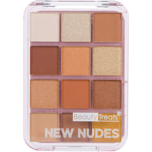 740 - NEW NUDES - 12 COLOR EYESHADOW PALETTE