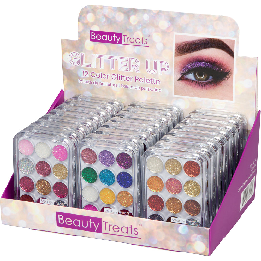 741 - GLITTER UP - 12 COLOR GLITTER PALETTE