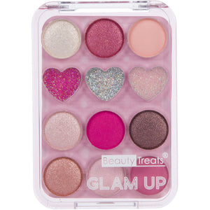 743 - GLAM UP - 9 EYE + 3 GLITTER PALETTE