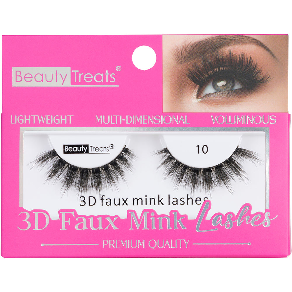 750-10 - 3D FAUX MINK LASHES - 10