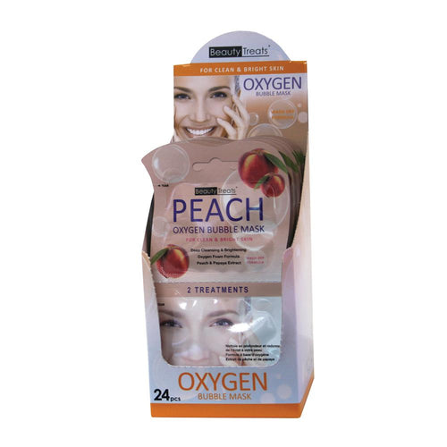 204-PO -  PEACH OXYGEN BUBBLE MASK