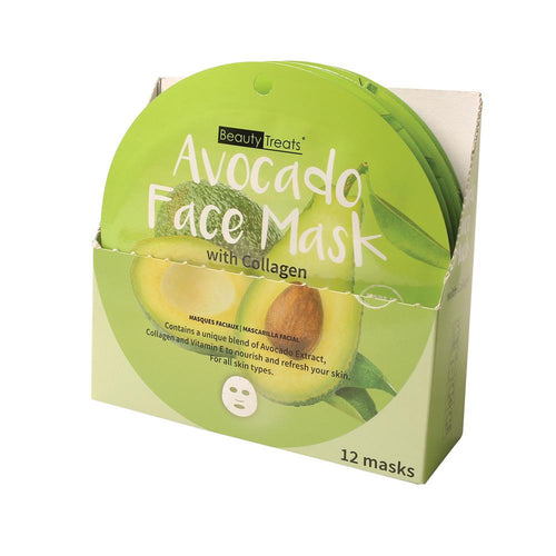 214-AV - AVOCADO FACE MASK WITH COLLAGEN