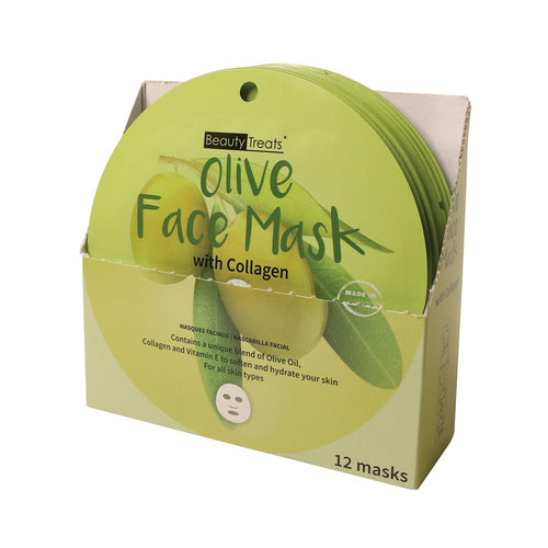 214-OL - OLIVE FACE MASK WITH COLLAGEN