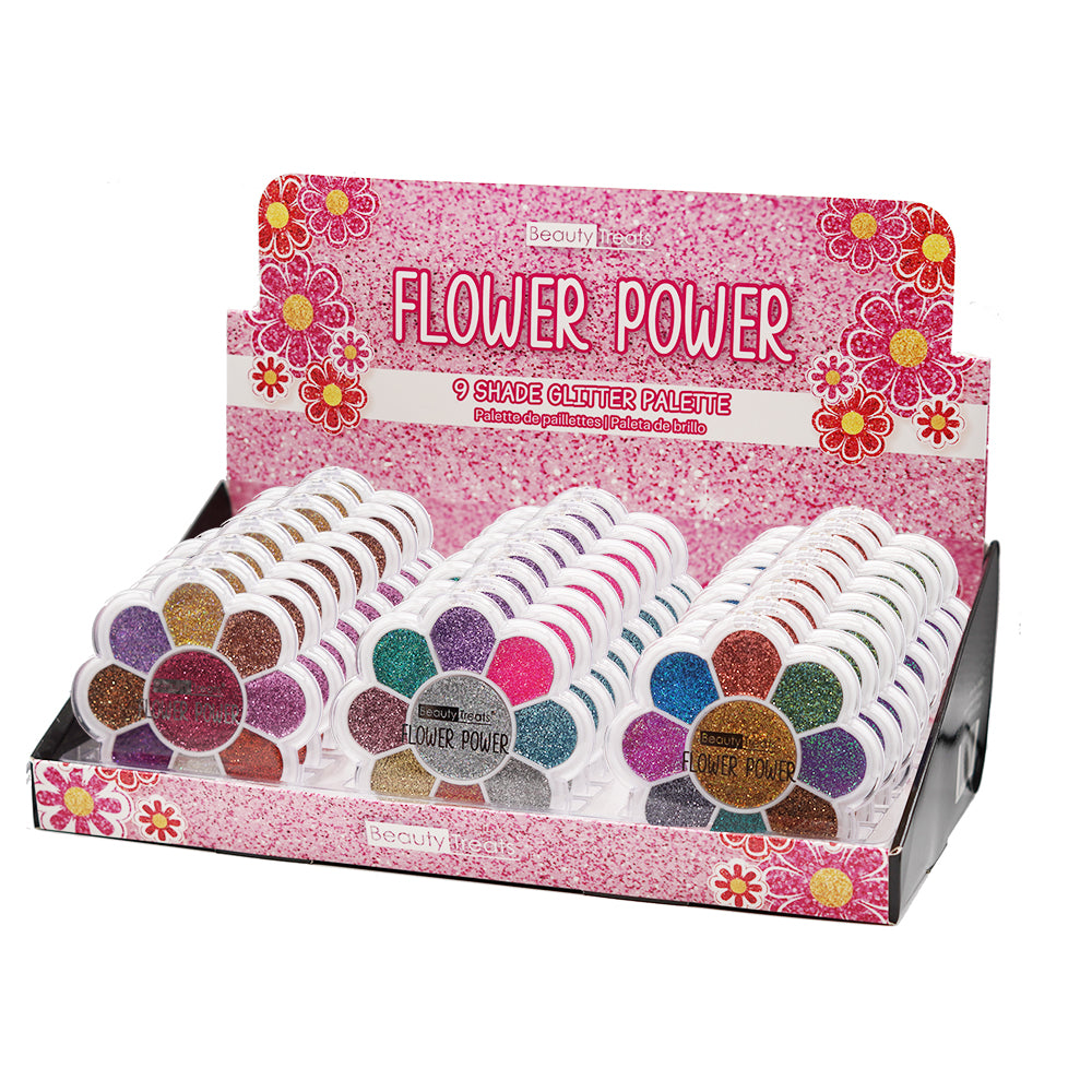 408G - FLOWER POWER GLITTER PALETTE