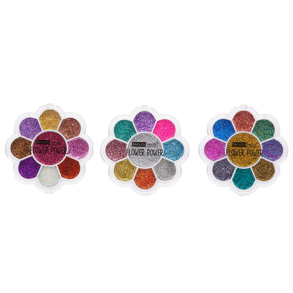 FLOWER POWER GLITTER PALETTE