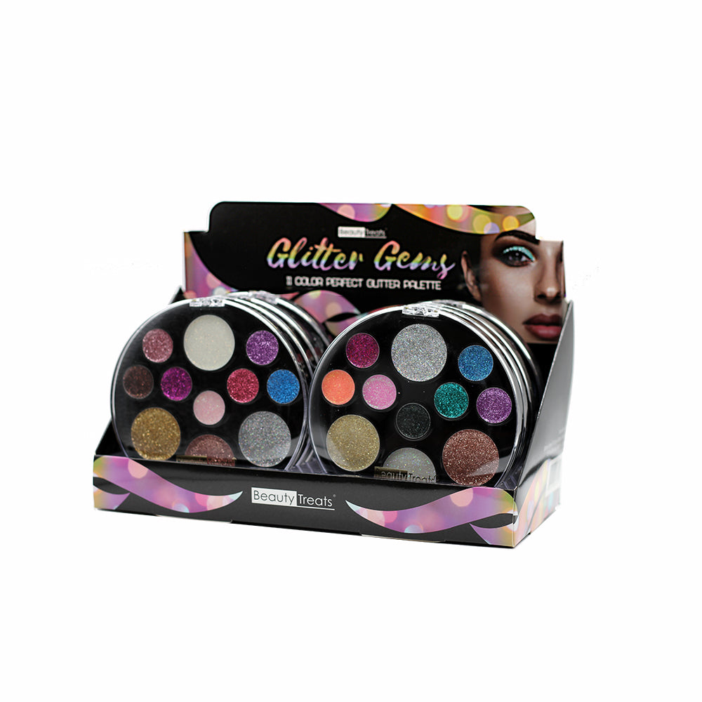 461 - GLITTER GEMS 10 COLOR GLITTER PALETTE