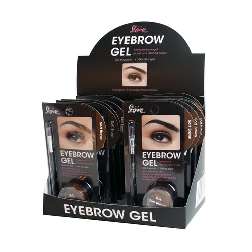 820-01 - 2ND LOVE EYEBROW GEL WITH BRUSH - SOFT BROWN