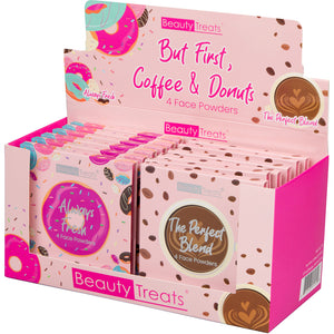 910 - BUT FIRST, COFFEE & DONUTS - 4 FACE POWDERS