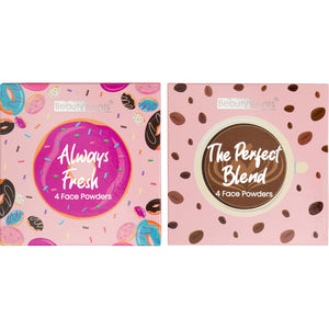 910 - BUT FIRST, COFFEE & DONUTS - 4 FACE POWDERS