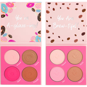 910 - BUT FIRST, COFFEE & DONUTS - 4 FACE POWDERS